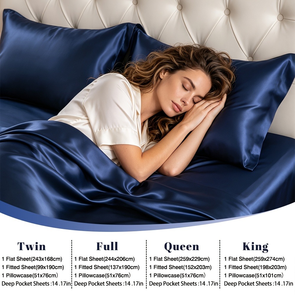 100% Bamboo Fiber Satin Bed Sh - đánh giá và giá Silk Pillowcase