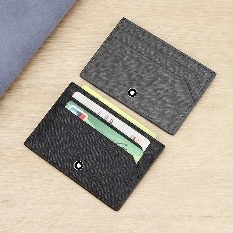 Busine Sle Card Holder Wallet  - đánh giá và giá Leather Wallet Men