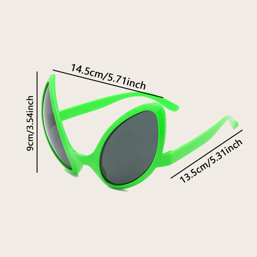 Green Alien Martian Quirky Sun - đánh giá và giá Sunglasses Uv400
