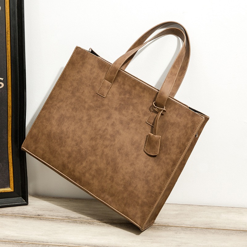 2026 New Men's Handbag With Sh - đánh giá và giá Leather Briefcase