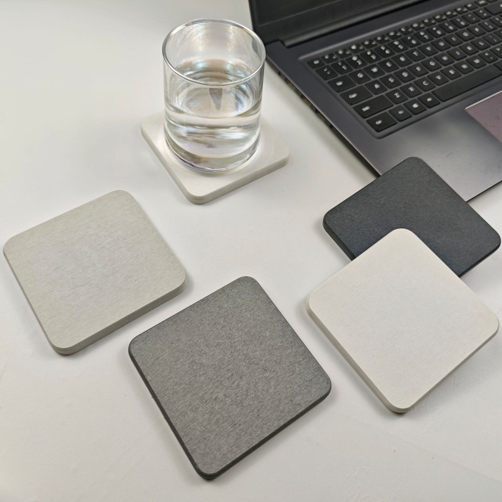 New Quick Drying Diatomite Coa - đánh giá và giá Marble Coaster Set