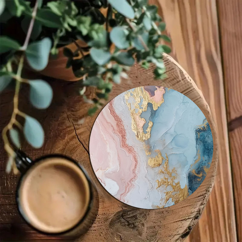 4 Pieces of Marble Pattern Pri - đánh giá và giá Marble Coaster Set