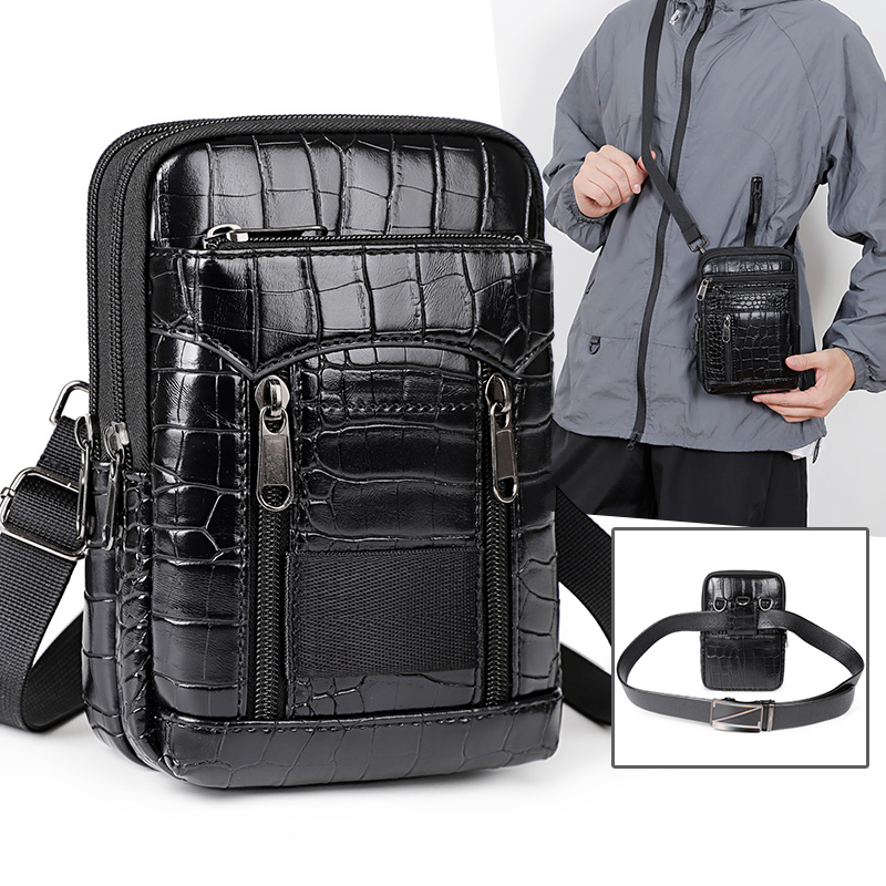 Men Stylish Crocodile Print Cr - đánh giá và giá Leather Wallet Men