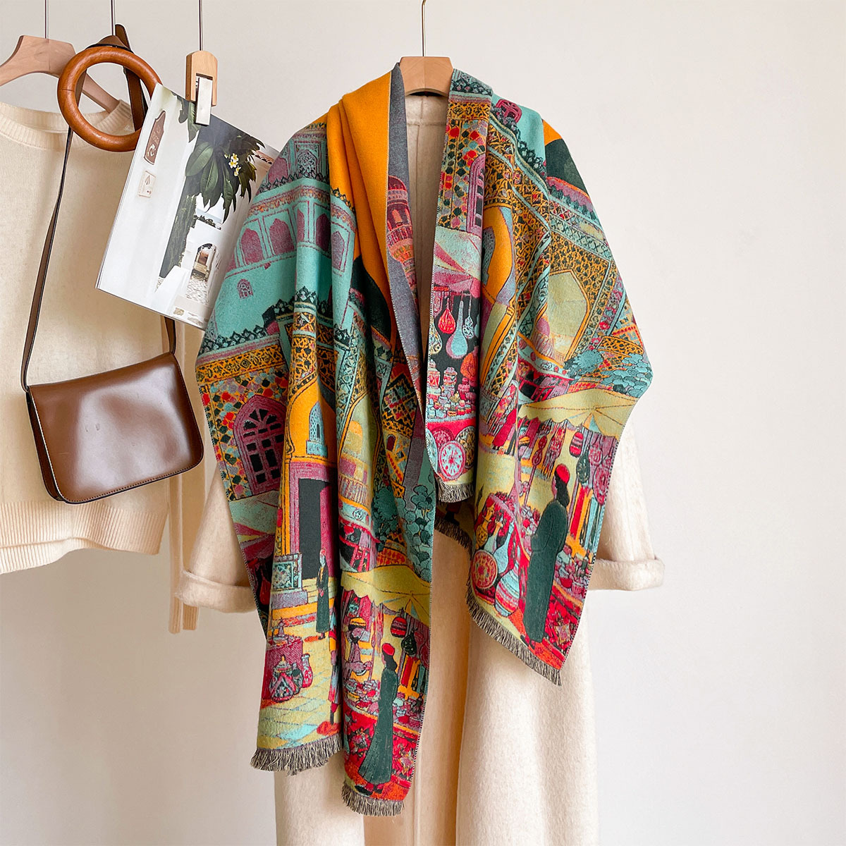 Women Imitation Cashmere Scarf - đánh giá và giá Cashmere Scarf