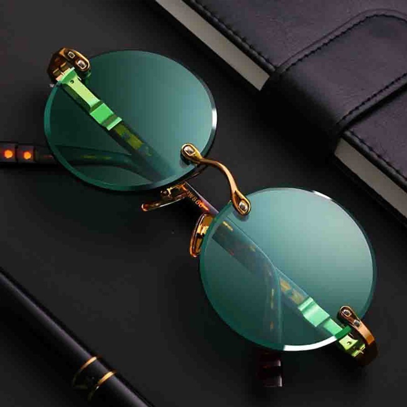 Fashion Classic Rimless Sungla - đánh giá và giá Sunglasses Uv400