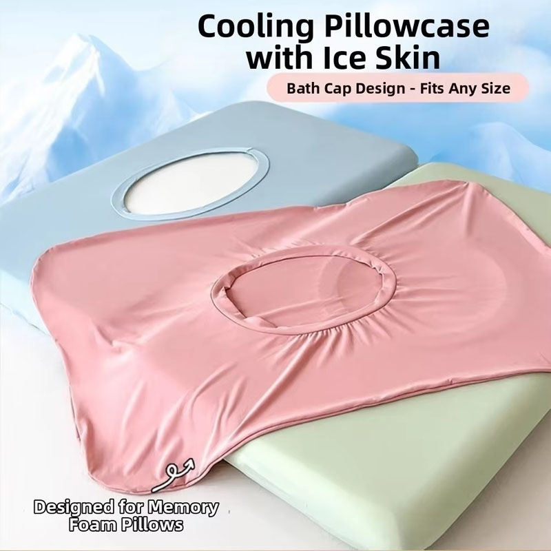 1 cool summer ice silk pillowc - đánh giá và giá Silk Pillowcase