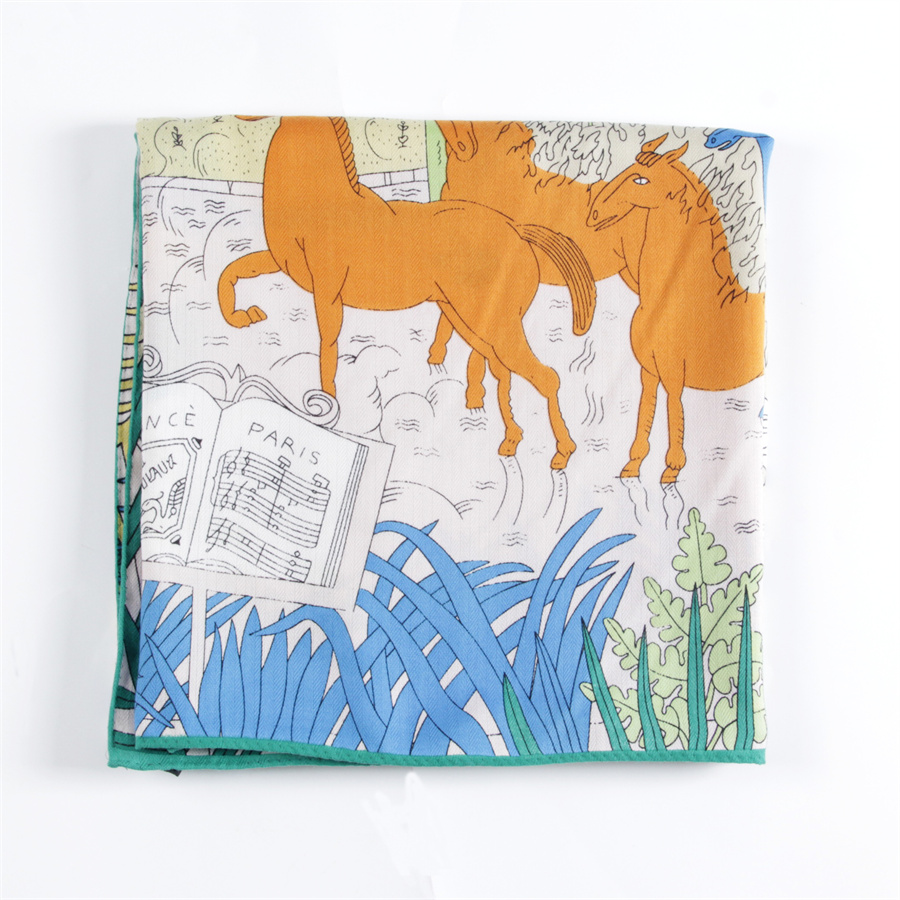 POBING Silk Cashmere Scarf Wom - đánh giá và giá Cashmere Scarf