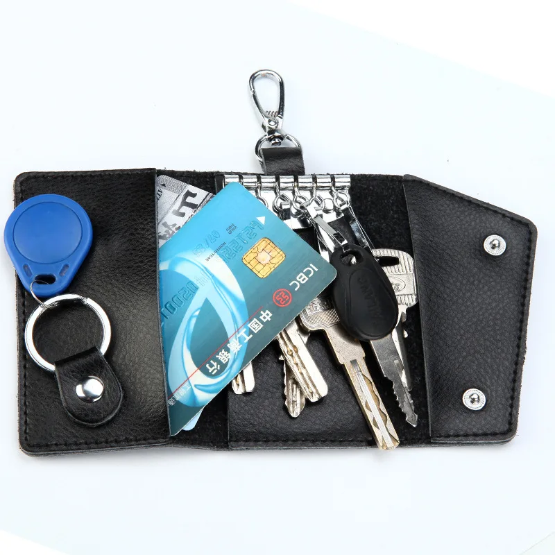 Genuine Leather Keychain Men K - đánh giá và giá Leather Wallet Men