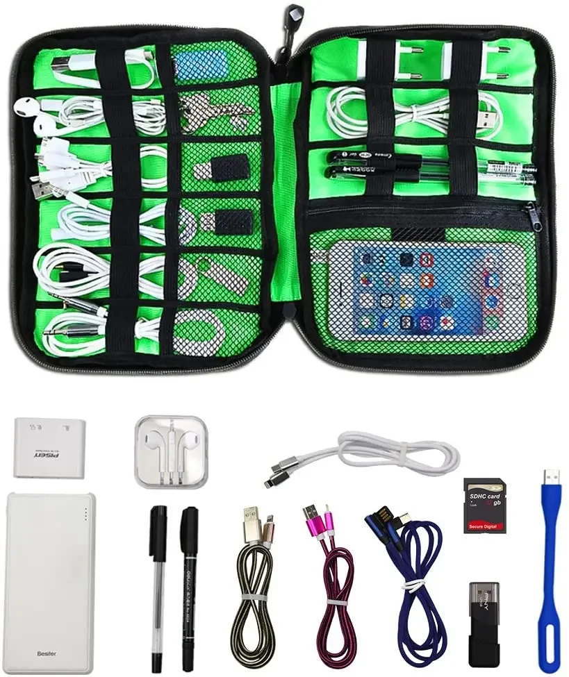 Cable Organizer Storage Bags S - đánh giá và giá Travel Luggage Set